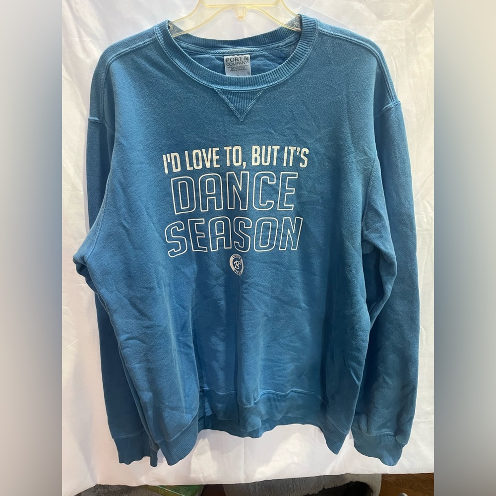 Women’s Blue Graphic Sweatshirt - Dance Season